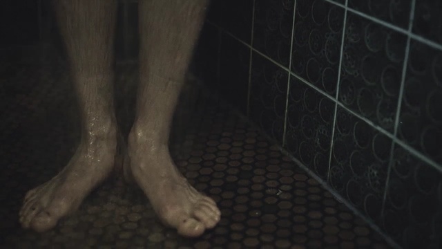 Video Reference: Black, Leg, Foot, Tile, Human leg, Floor, Human body, Footwear, Room, Ankle
