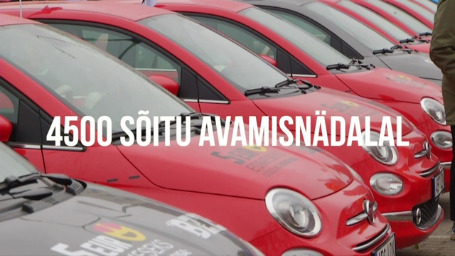 Video Reference: Land vehicle, Vehicle, Car, Motor vehicle, City car, Red, Hood, Fiat 500, Automotive exterior, Bumper