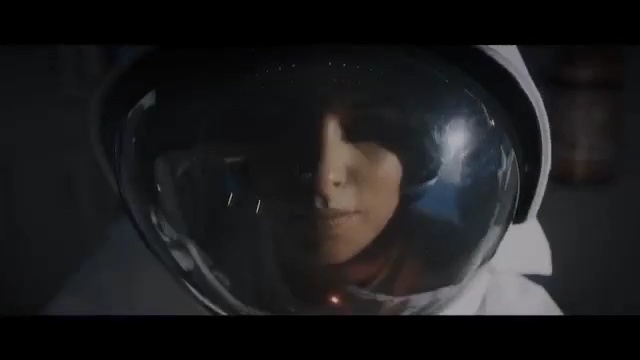 Video Reference: face, mouth, darkness, screenshot, space, girl, midnight, personal protective equipment, Person