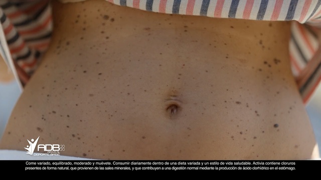 Video Reference: skin, abdomen, back, trunk, chest, flesh, Person