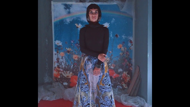 Video Reference: Blue, Fashion, Fun, Art, Human, Temple, Portrait, Formal wear, Dress, Photography