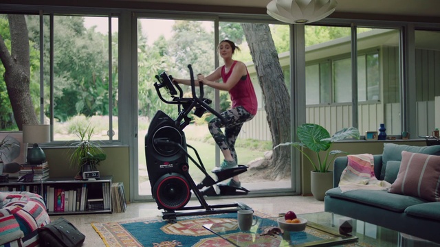Video Reference: Exercise machine, Room, Exercise equipment, Elliptical trainer, Window, Leisure, Sports equipment, Interior design, House