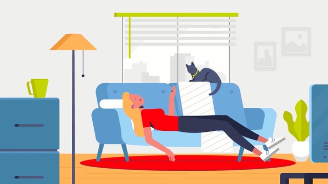 Video Reference: Cartoon, Illustration, Clip art, Art, Furniture, Room, Graphics, Sitting, Animation