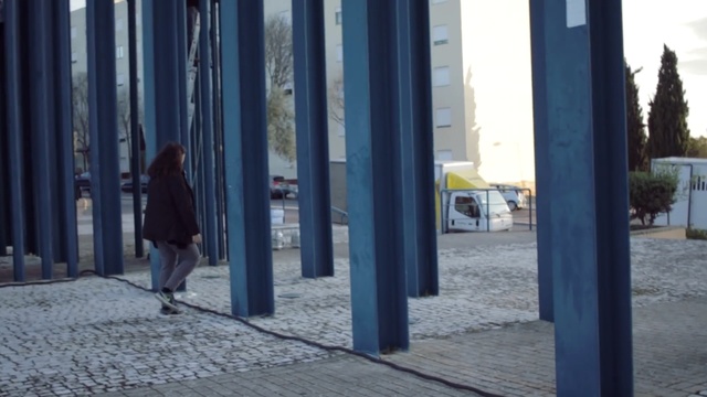 Video Reference: Public space, Architecture, Urban area, Line, Tree, Column, Metropolitan area, City, Plant, Facade, Person