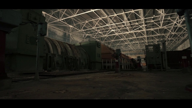 Video Reference: Darkness, Architecture, Hangar, Sky, Photography, Daylighting, Building, Light, Large, Sitting, Bridge, Dark, Green, White, Standing, Street, Track, Plane, Rain, Airplane, Parked, Air, Night, Train, Sign, Abandoned, Decay, Factory, Exploration