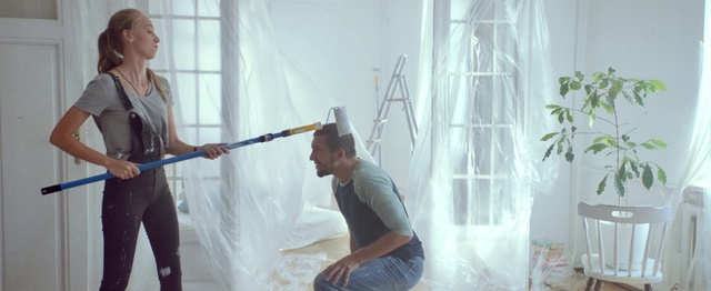 Video Reference: Interior design, Window, Curtain, Floor