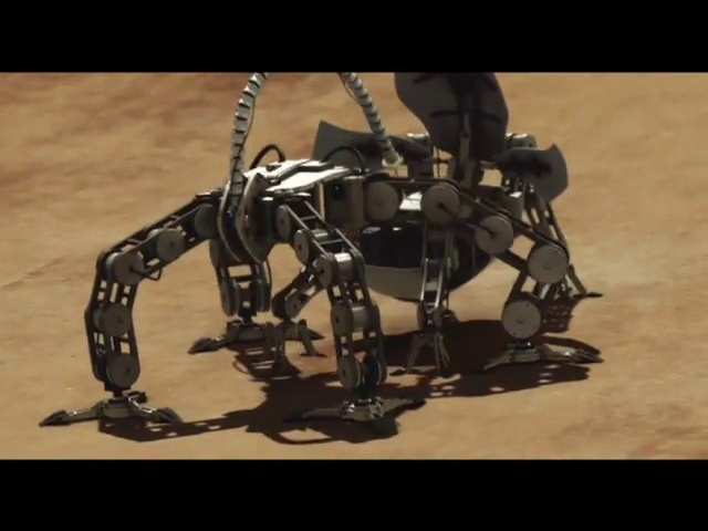 Video Reference: Robot, Machine, Mecha, Military robot, Iron, Technology, Horse harness, Metal, Sculpture, Robot combat