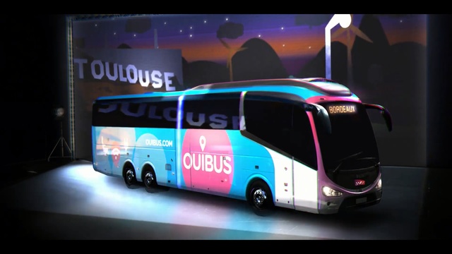 Video Reference: motor vehicle, vehicle, technology, mode of transport, bus, display device, car, automotive design, electronic signage, signage, Person