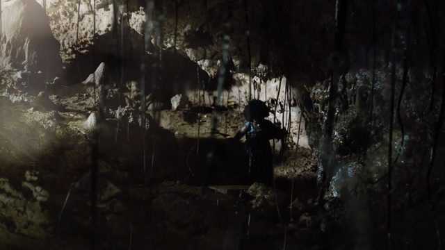 Video Reference: cave, caving, formation, darkness, stalactite, stalagmite, speleothem, pit cave, screenshot