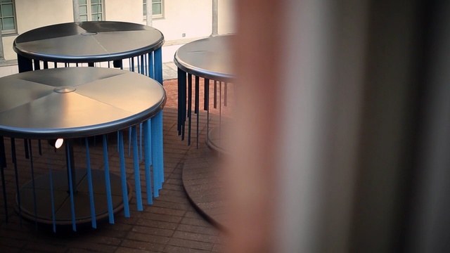 Video Reference: Furniture, Table, Light, Floor, Room, Chair, Architecture, Line, Flooring, Hardwood, Person