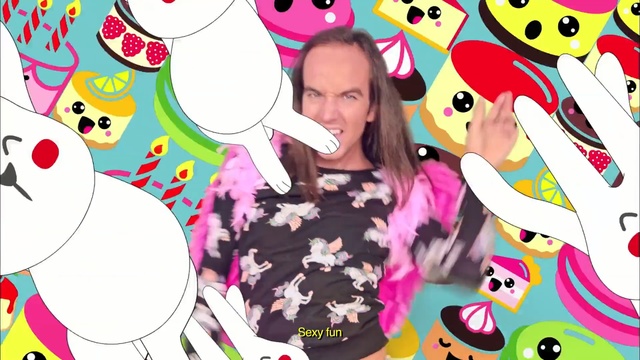 Video Reference: pink, facial expression, art, cartoon, illustration, smile, product, design, pattern, happiness, Person