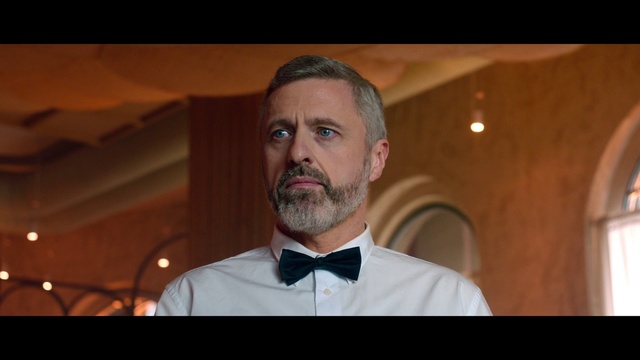 Video Reference: Hair, Moustache, Facial hair, Tie, Chin, Beard, Bow tie, Forehead, Suit, Formal wear