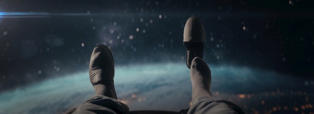 Video Reference: Sky, Atmosphere, Footwear, Space, Shoe, Hand, Digital compositing, Universe, Person, Man, Outdoor, Standing, Feet, Looking, Legs, Front, Dark, Someone, View, Young, Water, Riding, Black, Street, Cat, Wearing, Board, Propeller, Woman, Flying, Air, Fog