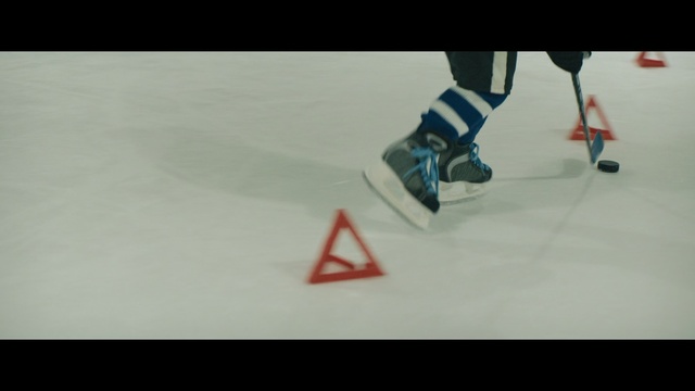 Video Reference: Triangle, Footwear, Font, Shoe, Carmine, Recreation, Sports equipment, Skating, Play