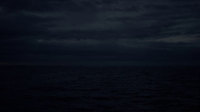 Video Reference: Sky, Horizon, Black, Sea, Ocean, Atmosphere, Darkness, Calm, Cloud, Sound