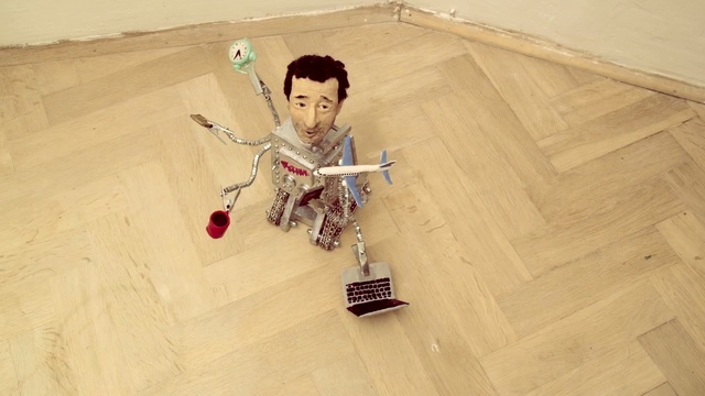 Video Reference: floor, flooring, wood, product, art, Person