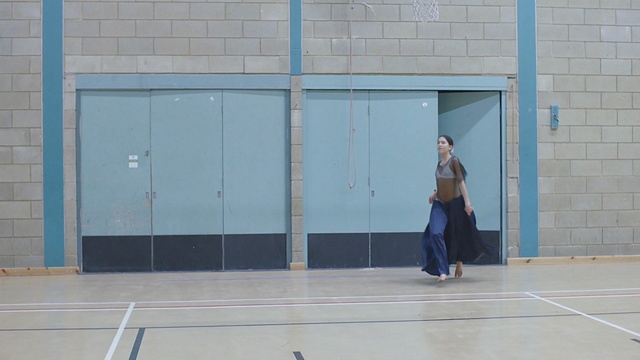 Video Reference: blue, structure, window, door, sport venue, sports, recreation, floor, building