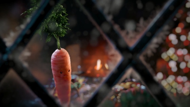 Video Reference: tree, night, darkness, branch, spring, plant, Person