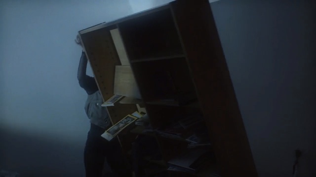 Video Reference: Black, Light, Darkness, Room, Sky, Photography, Architecture, Electronic device, Shadow, Person