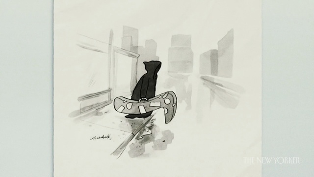 Video Reference: drawing, black and white, art, font, artwork, illustration, graphic design, visual arts, Person