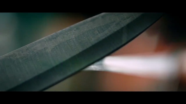 Video Reference: weapon, close up, line, dagger, finger, machete, cold weapon, angle