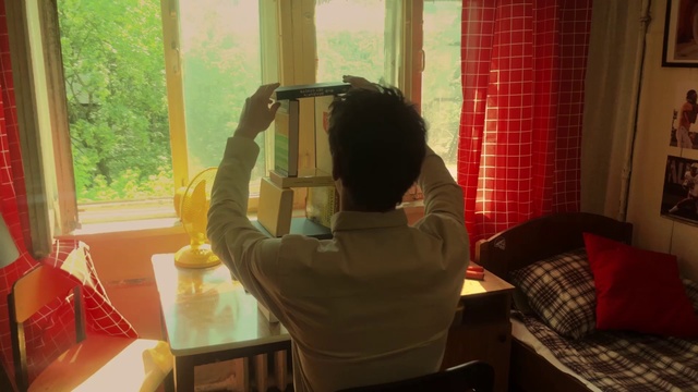 Video Reference: Room, Interior design, Window, Curtain, Furniture, House, Living room