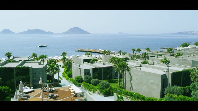 Video Reference: Property, Architecture, Residential area, Real estate, House, Building, Resort, Bay, Tree, Landscape