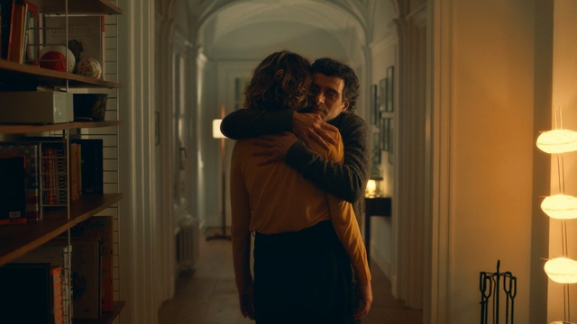 Video Reference: room, interaction, girl, standing, lighting, hug, house, fun, event, darkness