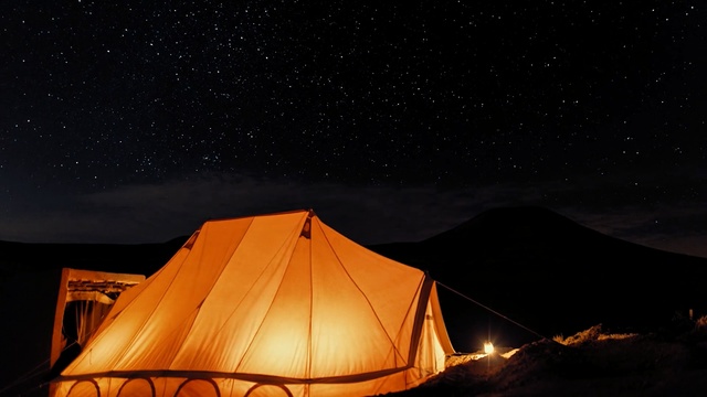 Video Reference: Tent, Sky, Night, Yurt, Landscape, Architecture, Cloud, Camping, Space, House
