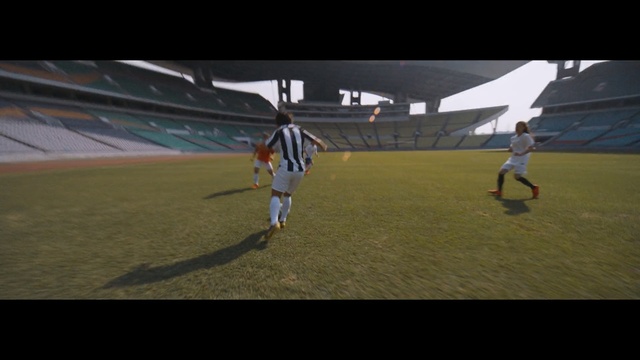 Video Reference: Player, Sport venue, Ball game, Stadium, Team sport, Tournament, Football player, Sports equipment, Sports, Football, Grass, Man, Field, Building, Ball, Game, Playing, Baseball, Throwing, Standing, Holding, Air, Woman, Soccer, People, White, Plane, Swinging, Court, Person, Screenshot