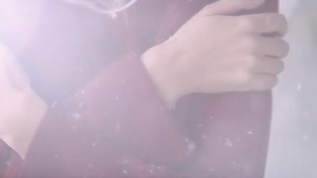 Video Reference: Pink, Skin, Hand, Finger, Food, Table, Sitting, Glass, Plate, White, Donut, Covered, Holding, Cheese, Snow, Fog