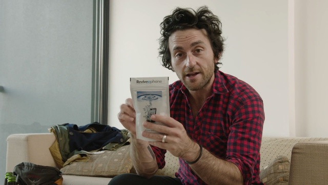 Video Reference: facial hair, electronic device, Person