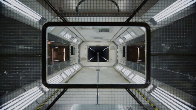 Video Reference: Building, Architecture, Subway, Daylighting, Symmetry, Screenshot, Metal