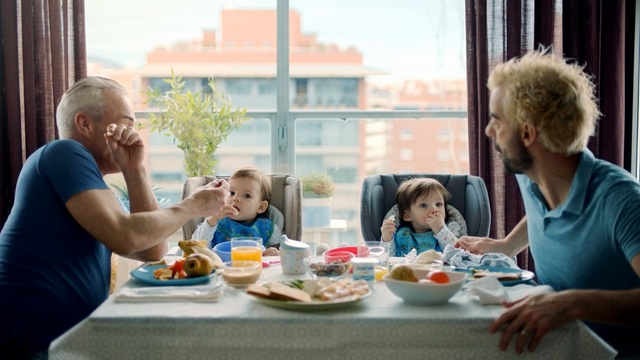 Video Reference: meal, brunch, lunch, food, eating, supper, fun, dish, breakfast, recreation, Person