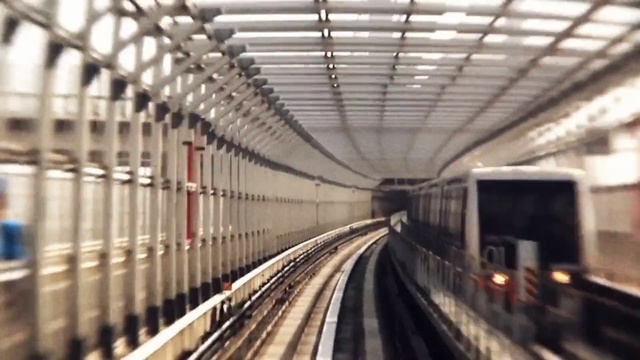 Video Reference: Transport, Train station, Building, Tunnel, Infrastructure, Metro station, Metro, Public transport, Track, Architecture