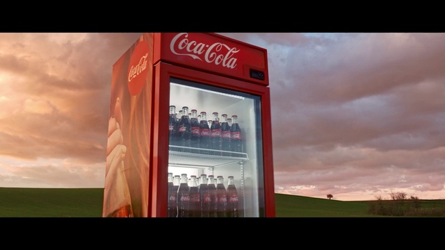 Video Reference: Coca-cola, Telephone booth, Cola, Drink, Vending machine, Carbonated soft drinks, Advertising, Soft drink, Coca, Machine