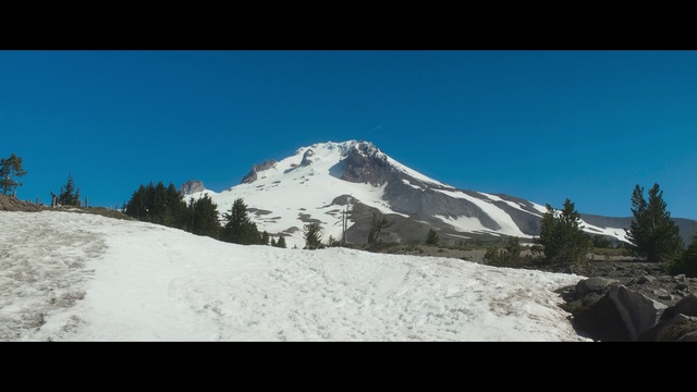 Video Reference: sky, mountainous landforms, snow, mountain, ridge, mountain range, winter, wilderness, massif, tree
