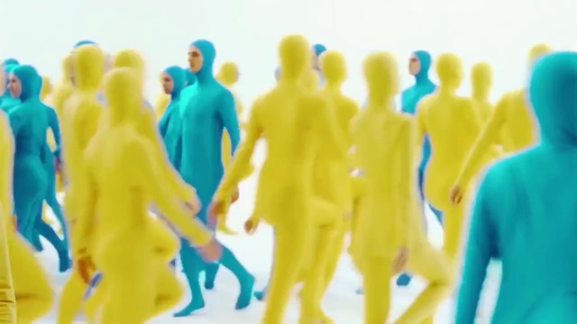 Video Reference: blue, yellow, fun, organism, figurine, happiness, mannequin, computer wallpaper, Person