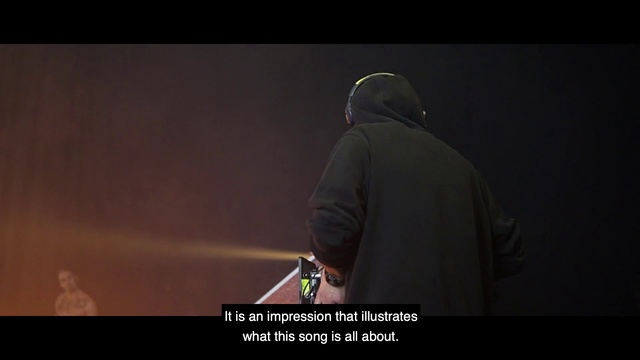 Video Reference: Darkness, Font, Human, Photography, Photo caption, Organism, Adaptation, Music, Screenshot, Digital compositing