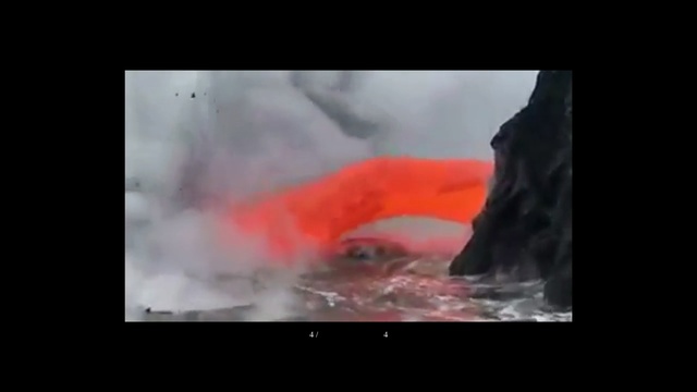 Video Reference: geological phenomenon, lava, heat, volcanic landform