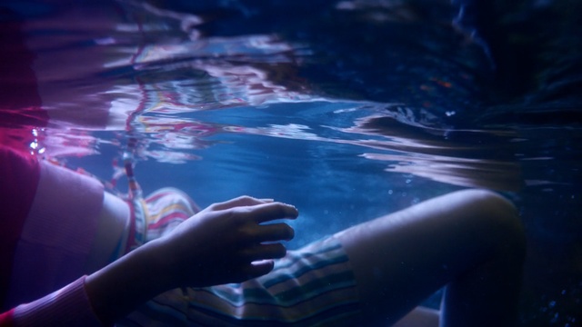 Video Reference: blue, water, light, reflection, darkness, underwater, fun, sky, girl, computer wallpaper
