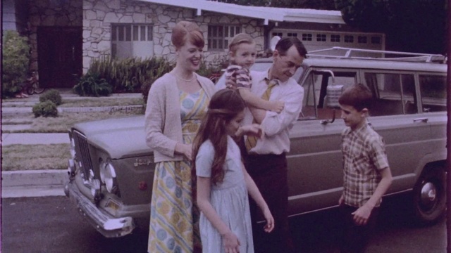 Video Reference: People, Snapshot, Classic, Vehicle, Car, Luxury vehicle, Vintage clothing, Family, Family car, Vintage car