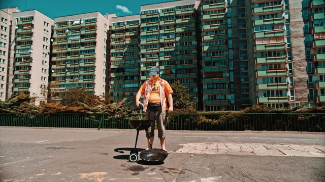 Video Reference: Urban area, Architecture, City, Recreation, Skateboard, Condominium, Residential area