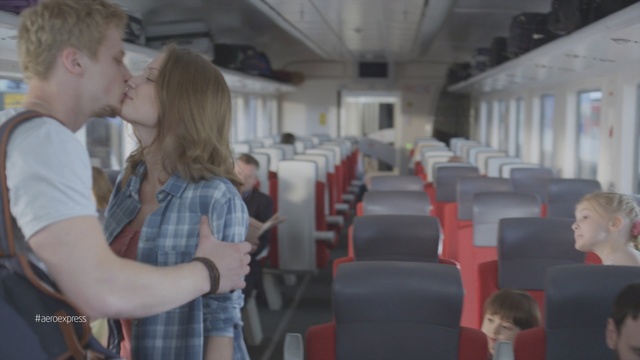 Video Reference: plane seat, seat, support, device, sitting, Person