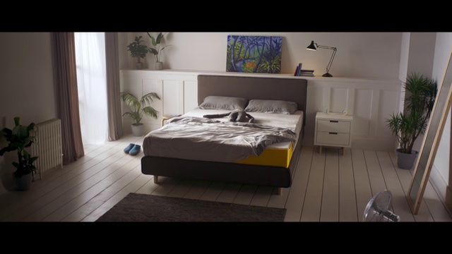 Video Reference: Bedroom, Bed, Furniture, Room, Bed frame, Property, Floor, Automotive design, Interior design, Vehicle