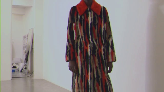 Video Reference: Clothing, Outerwear, Textile, Day dress, Dress, Fashion design, Sleeve, Pattern, Wrap