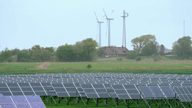 Video Reference: Solar power, Solar energy, Technology, Light, Wind, Grass, Land lot, Solar panel, Line, Rural area