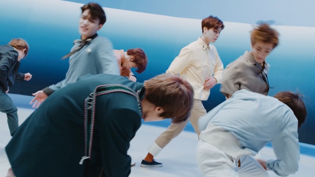 Video Reference: blue, social group, fun, leisure, team, girl, uniform, sport venue, Person