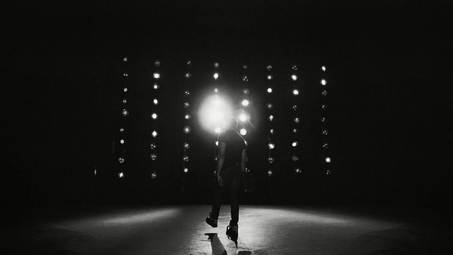 Video Reference: black, black and white, monochrome photography, darkness, light, night, atmosphere, photography, lighting, monochrome, Person