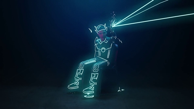 Video Reference: Green, Light, Neon, Font, Graphic design, Visual effect lighting, Technology, Neon sign, Graphics, Animation
